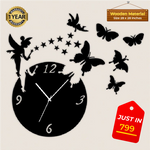 Wooden Fairy Clock