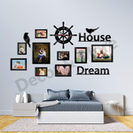 Dream House Photo frames Clock-DIY