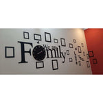 We are Family clock